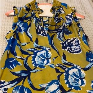 Ecru beautiful printed top